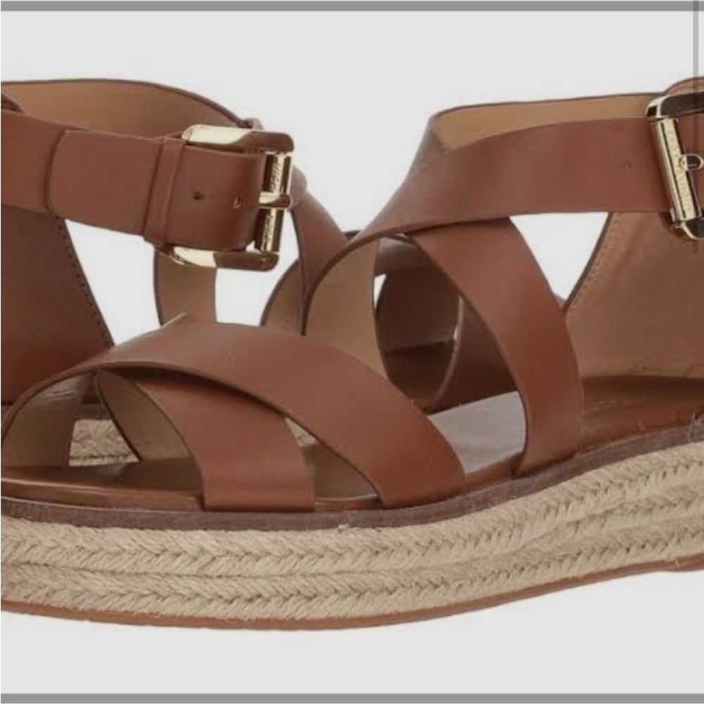 Michael Kors Brown Espadrille Sandals